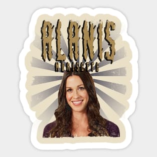 Alanis Morisette //thank you for everything Sticker